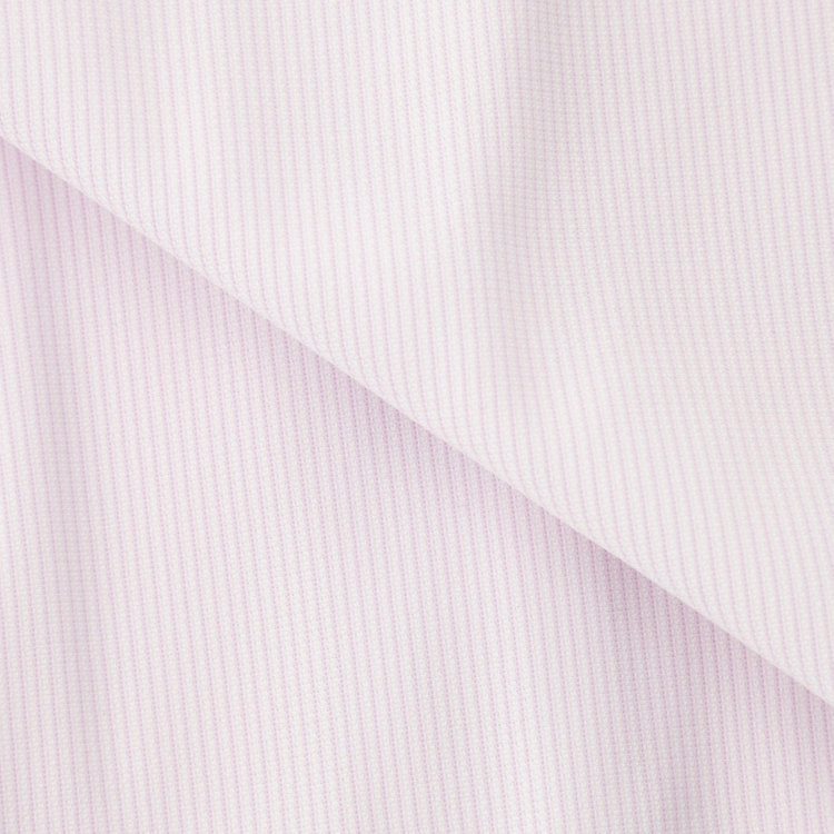 ブラックライン 【発送在庫あり】【SKINNY/半袖】ボタンダウンワイシャツ/ピンク×ドビー/「4S」スーパーノンアイロン・ストレッチ 赤淡色