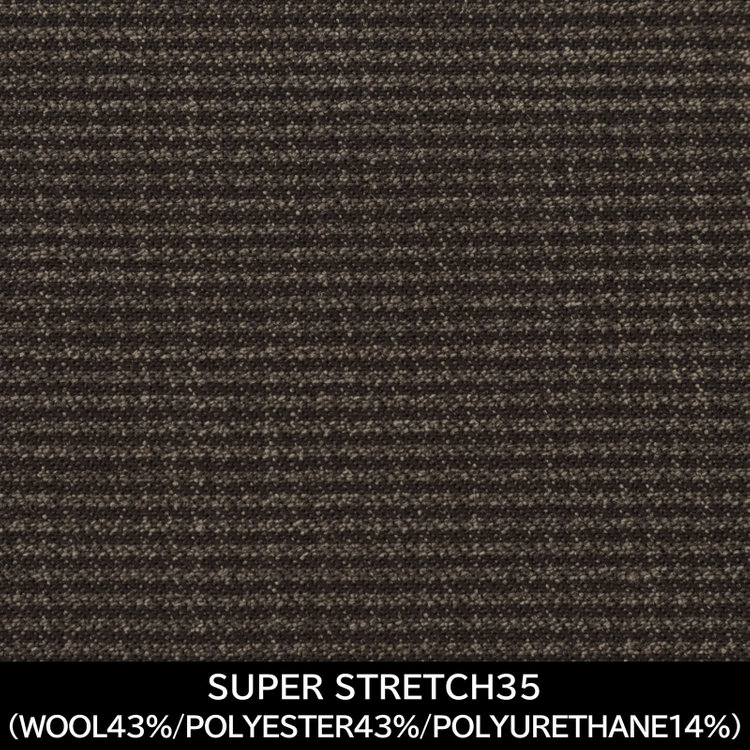 スーツセレクト 【日本製】【MEN'S】【パターンオーダー】【SKINNY】【秋冬】スーツ/ブラウン×チェック/SUPER STRETCH35 (WOOL43% POLYESTER43%  POLYURETHANE14%) ブラウン系(茶)