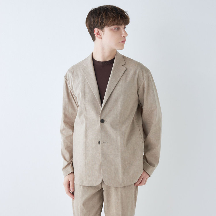 シルバーライン 【RBC】【春夏】2釦オーバーサイズジャケット/ベージュ 茶淡色