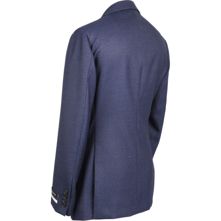 スーツセレクト 【発送在庫あり】【CLASSICO TAPERED】【秋冬】ウールブレンド2釦シングルジャケット/ネイビー/NEW ZEALAND WOOL MIX ネイビー系(紺)