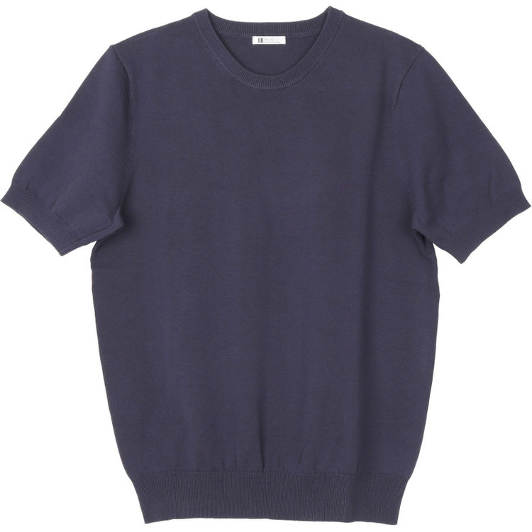 BLAMINK ネイビー クルーネックオーバーサイズ Tシャツ クルーネックオーバーTシャツ