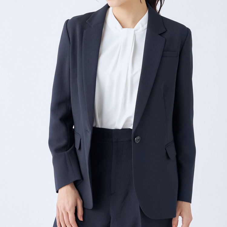 シルバーライン 【SL】【年間】1釦ジャケット/ネイビー 紺中間