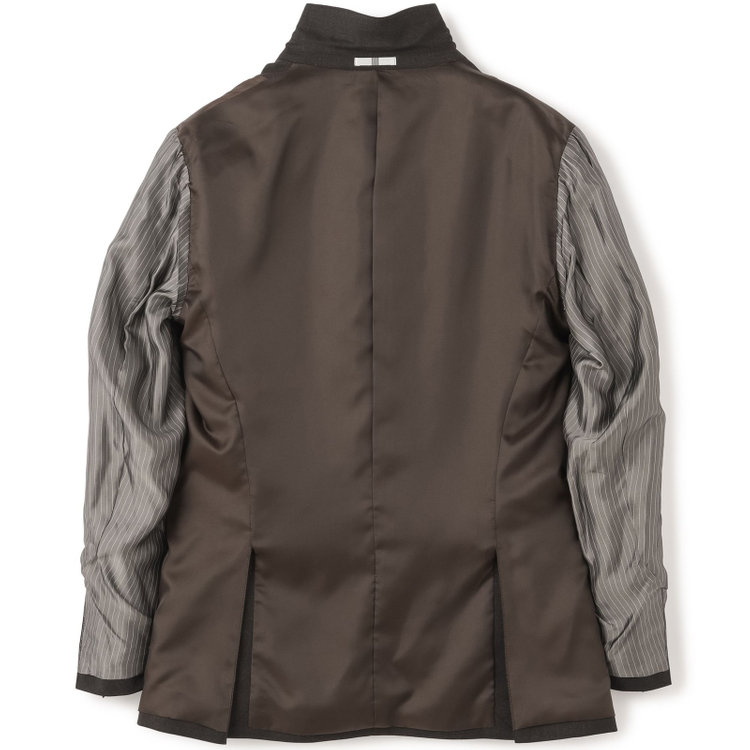 シルバーライン 【CLASSICO TAPERED】【秋冬】6釦2掛けダブルスーツ 2タック/ブラウン/ウエストムーブ/NEW ZEALAND WOOL MIX/※裾上げ必要 茶中間