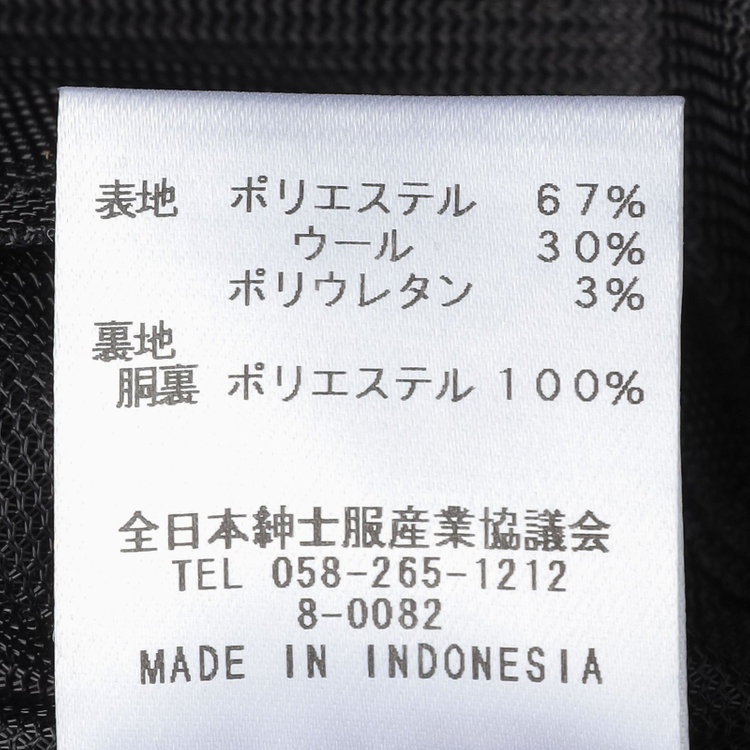 ソノタ 【BLACK LINE】【春夏】2釦シングルジャケット/ブラック×シアサッカー/NEW ZEALAND WOOL MIX Super100’s 黒