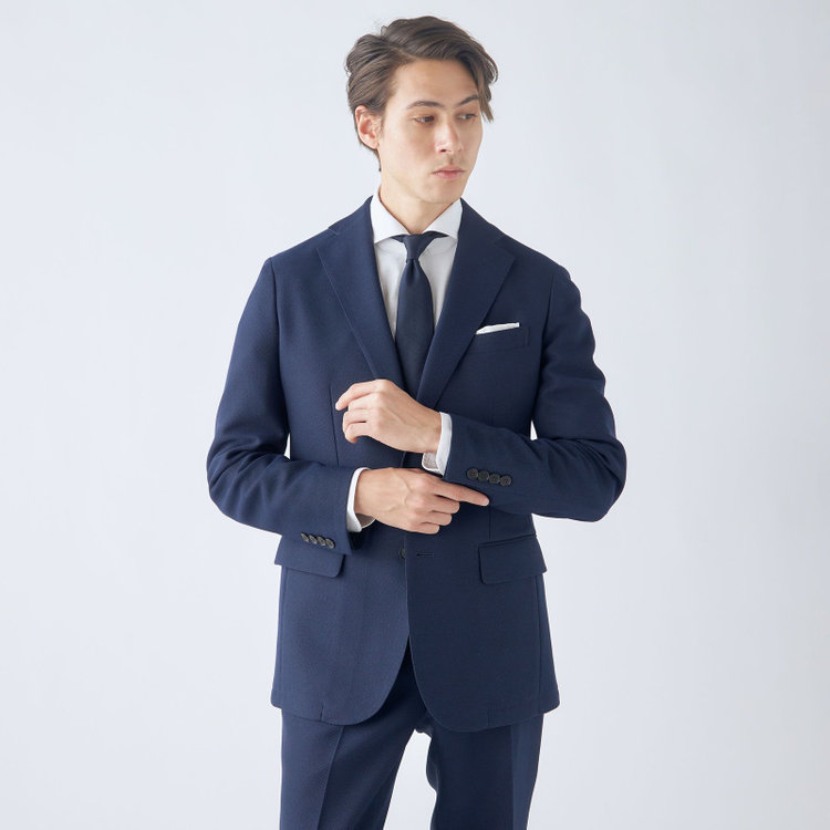 シルバーライン 【5DAYS CLOSET】【RBC】【春夏】テンセルブレンド2釦ジャケット/ネイビー/4S SUSTAINABILITY&ECOLOGY FABRIC 紺中間