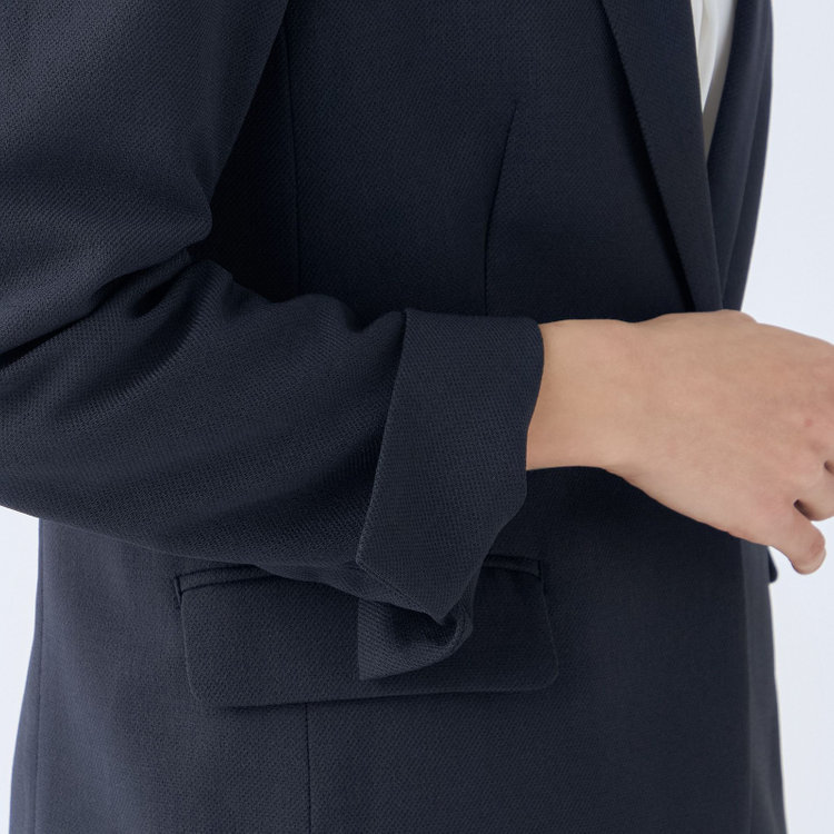 シルバーライン 【SL】【年間】1釦ジャケット/ネイビー 紺中間