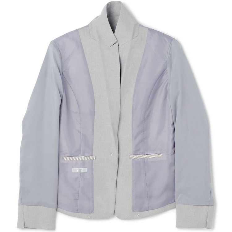 シルバーライン 【SL】【年間】1釦ジャケット/グレー/ウォッシャブル グレー中間