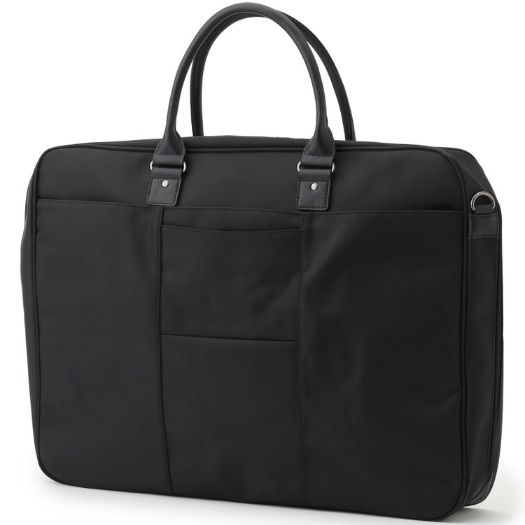 ガーメントバッグ/ブラック/ショルダーストラップ付