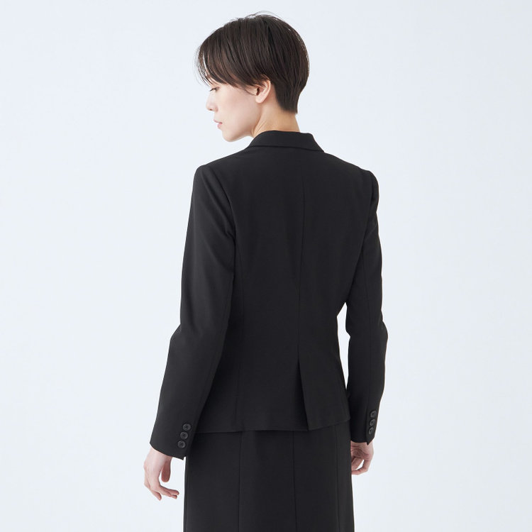 ブラックライン 【就活.】【年間】【BL】2釦ジャケット/ブラック/ウォッシャブル＆ストレッチ ブラック系(黒)