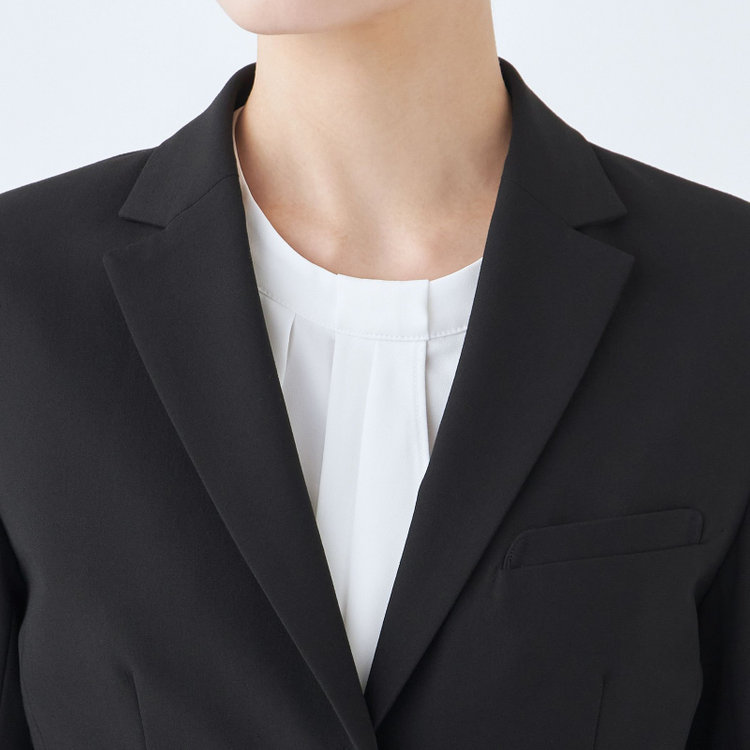 ブラックライン 【就活.】【年間】【BL】2釦ジャケット/ブラック/ウォッシャブル＆ストレッチ ブラック系(黒)