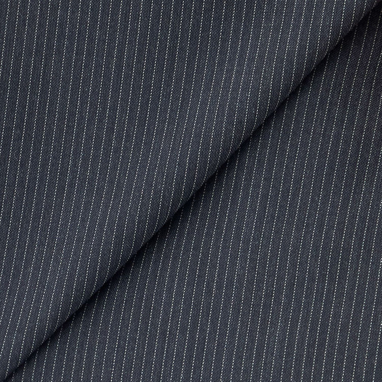 ブラックライン 【KSW】【春夏】スペアパンツ付き/2釦シングルスーツ 0タック/グレー×ストライプ/※裾上げ必要 グレー中間