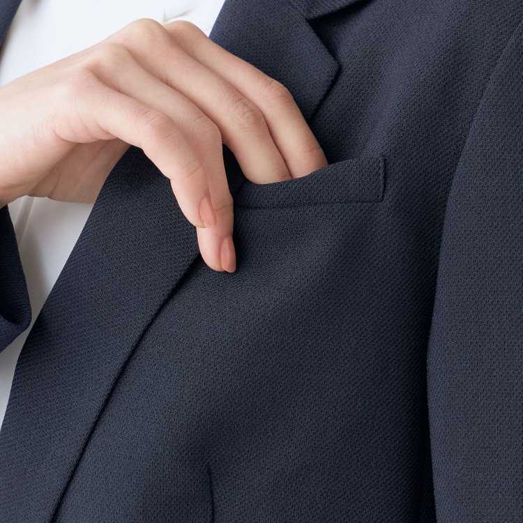 シルバーライン 【SL】【年間】1釦ジャケット/ネイビー 紺中間