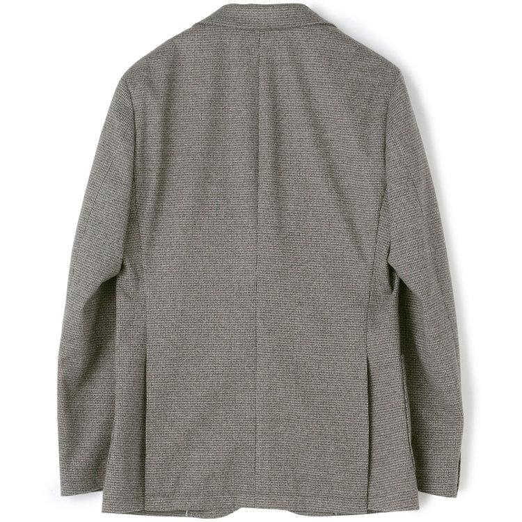 シルバーライン 【5DAYS CLOSET】【RBC】【秋冬】2釦ジャケット/カーキ×チェック/パッチポケット 黄淡色