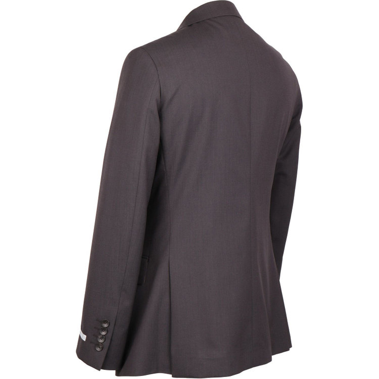 スーツセレクト 【発送在庫あり】【CLASSICO TAPERED】【春夏】2釦シングルスーツ 1タック/ブラウン×ソリッド/ウォシャブル ブラウン系(茶)