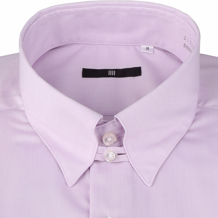 SUIT SELECT　アウトレット 【WEB限定/OUTLET/汚れ・キズ等有】【BL-3】【形態安定】タブカラードレスワイシャツ/パープル 紫淡色