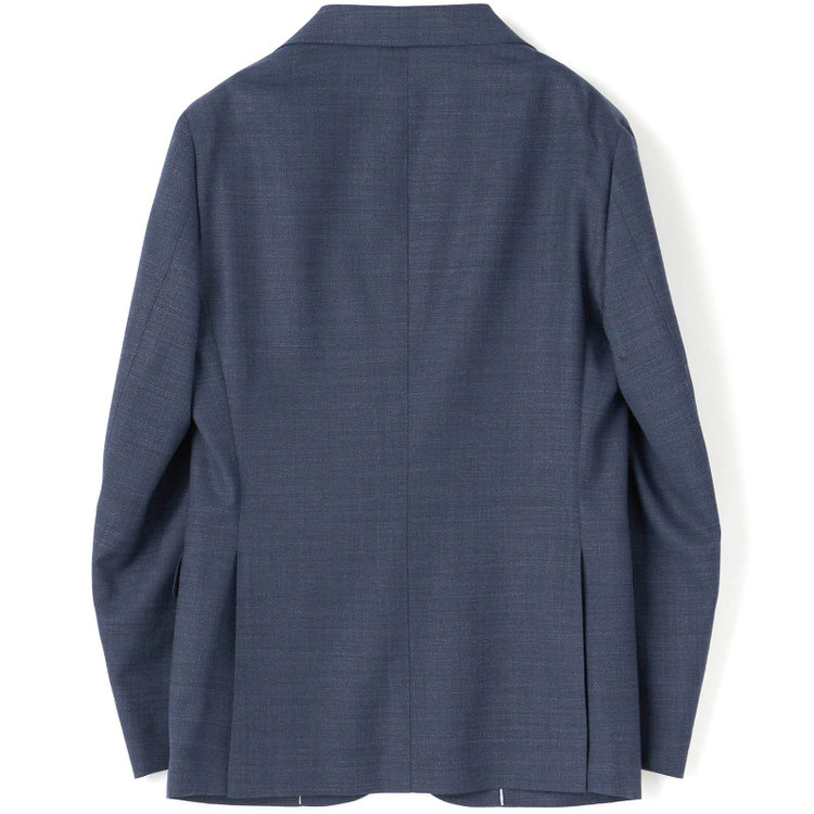 シルバーライン 【CLASSICO TAPERED】【春夏】3釦段返りシングルスーツ 2タック/ネイビー/NEW ZEALAND WOOL MIX/裾直し必要 青中間