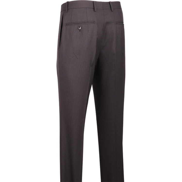 スーツセレクト 【発送在庫あり】【CLASSICO TAPERED】【春夏】2釦シングルスーツ 1タック/ブラウン×ソリッド/ウォシャブル ブラウン系(茶)