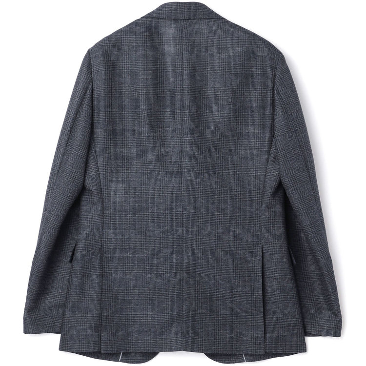 シルバーライン 【5DAYS CLOSET】【RBC】【春夏】2釦シングルジャケット/ネイビー×チェック/4S SUSTAINABILITY&ECOLOGY FABRIC 紺中間