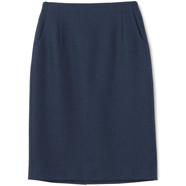 シルバーライン 【RELAX TAPERED】【年間】タイトスカート/ネイビー/ウォッシャブル 紺中間