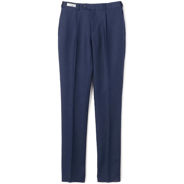 シルバーライン 【5DAYS CLOSET】【RBC】【春夏】テンセルブレンド1タックテーパードパンツ/ネイビー/ウエストムーブ/4S SUSTAINABILITY&ECOLOGY FABRIC/※裾上げ必要 紺中間