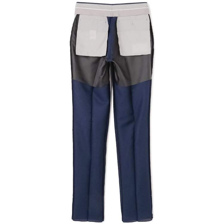 シルバーライン 【5DAYS CLOSET】【RBC】【春夏】テンセルブレンド1タックテーパードパンツ/ネイビー/ウエストムーブ/4S SUSTAINABILITY&ECOLOGY FABRIC/※裾上げ必要 紺中間