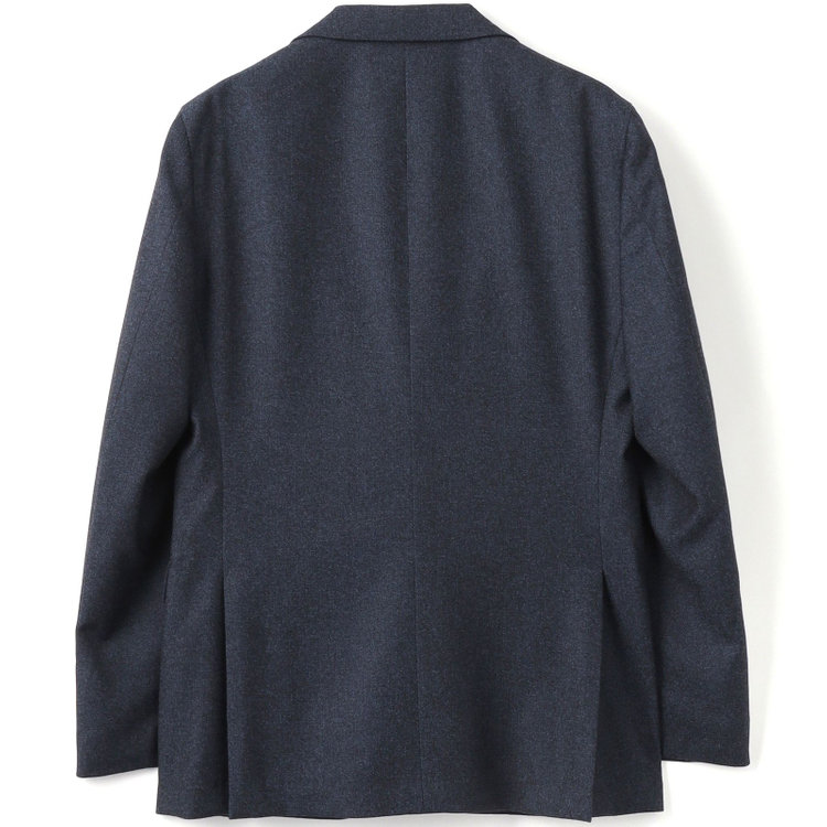 シルバーライン 【CLASSICO TAPERED】【秋冬】3釦段返りシングルスーツ 2タック/ネイビー/ウエストムーブ/MARZOTTO/※裾上げ必要 青濃色