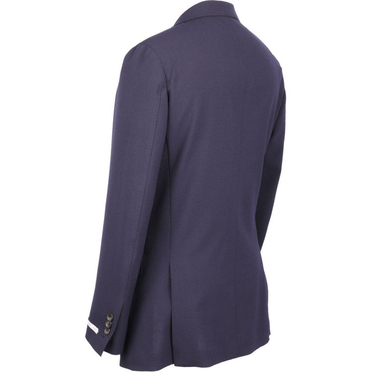 スーツセレクト 【WEB限定/OUTLET】【RBC】【春夏】コーディネートパンツ付き/ワイドラペル2釦シングルスーツ 1タック/ネイビー×シアサッカー+グレーブラウンパンツ/ウエストシャーリング/ウォッシャブル/※パンツ裾上げ済仕様 ネイビー系(紺)