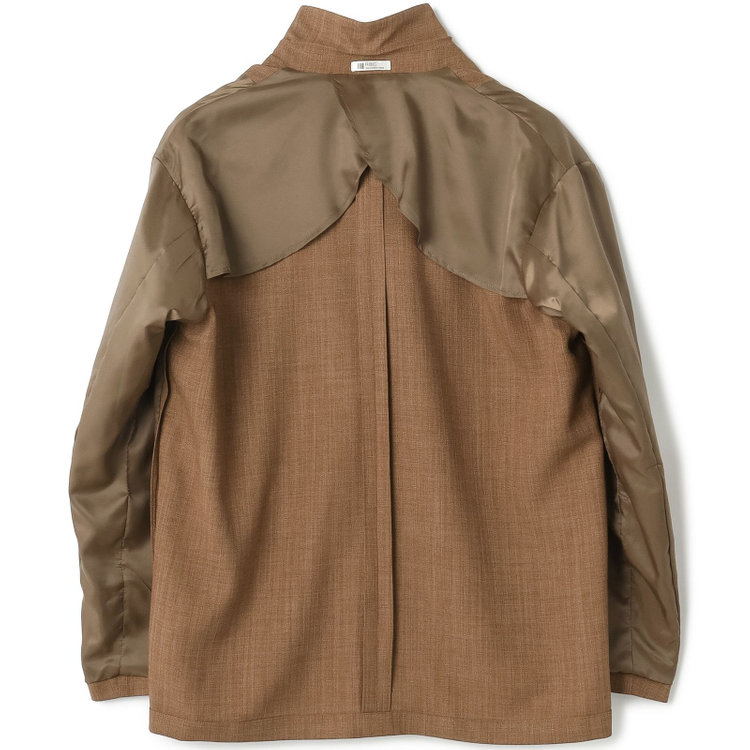 ブラックライン 【RBC】【春夏】2釦オーバーサイズジャケット/ブラウン/パッチポケット/4S SUSTAINABILITY&ECOLOGY FABRIC 茶中間