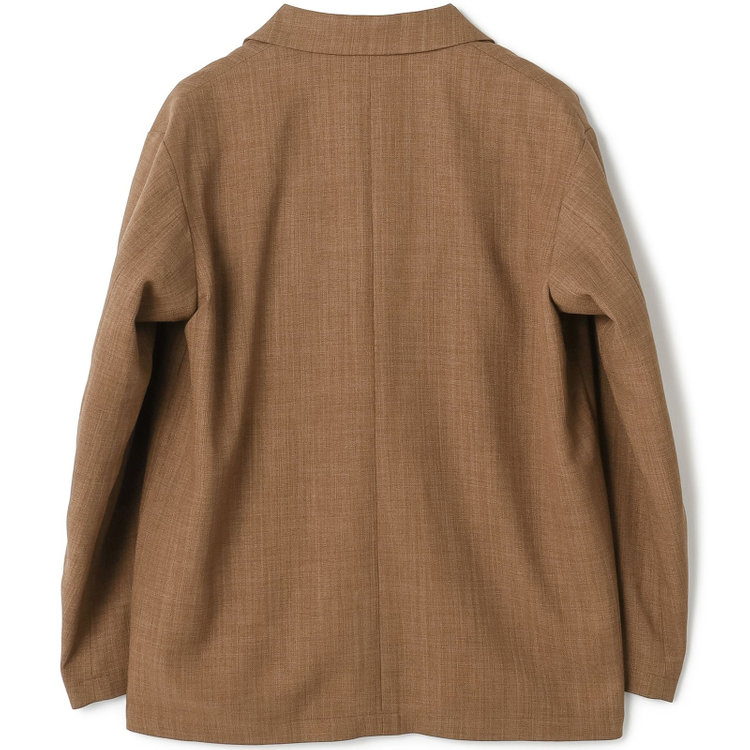 ブラックライン 【RBC】【春夏】2釦オーバーサイズジャケット/ブラウン/パッチポケット/4S SUSTAINABILITY&ECOLOGY FABRIC 茶中間