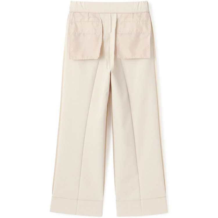 シルバーライン 【RELAX WIDE】【春夏】 2釦シングルジャケットワイドパンツスーツ/ベージュ/4S SUSTAINABILITY&ECOLOGY FABRIC/※パンツ裾上げ済仕様 茶淡色