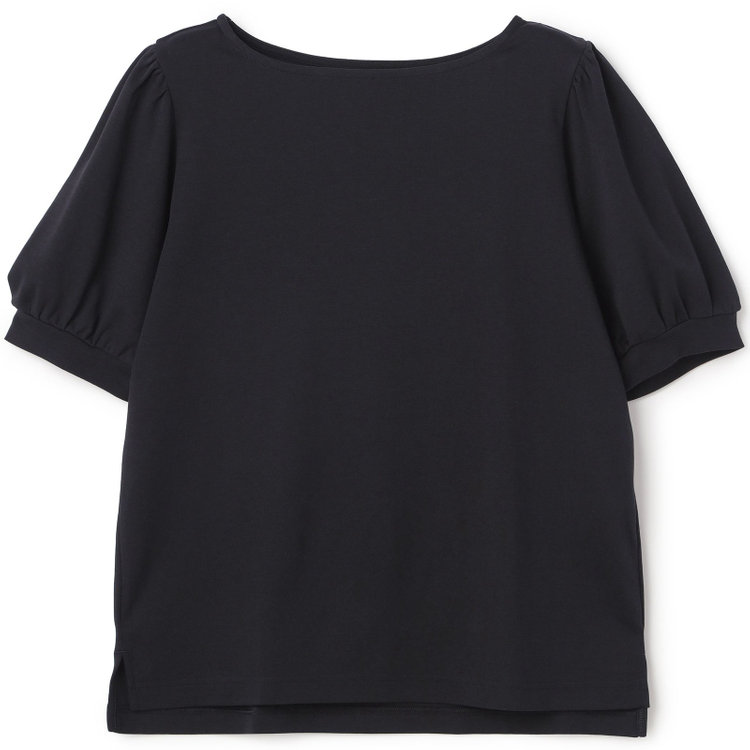 シルバーライン 【SILVER LINE/5分袖】パフスリーブカットソー/ブラック 黒