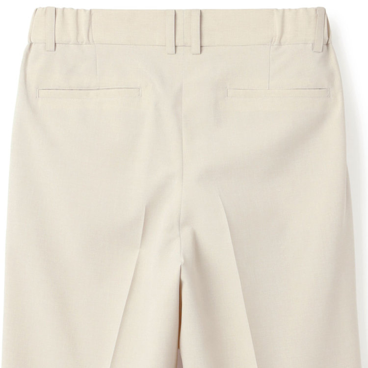 シルバーライン 【RELAX WIDE】【春夏】 2釦シングルジャケットワイドパンツスーツ/ベージュ/4S SUSTAINABILITY&ECOLOGY FABRIC/※パンツ裾上げ済仕様 茶淡色