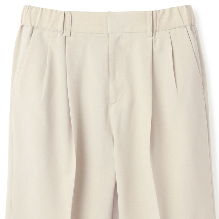 シルバーライン 【RELAX WIDE】【春夏】 2釦シングルジャケットワイドパンツスーツ/ベージュ/4S SUSTAINABILITY&ECOLOGY FABRIC/※パンツ裾上げ済仕様 茶淡色