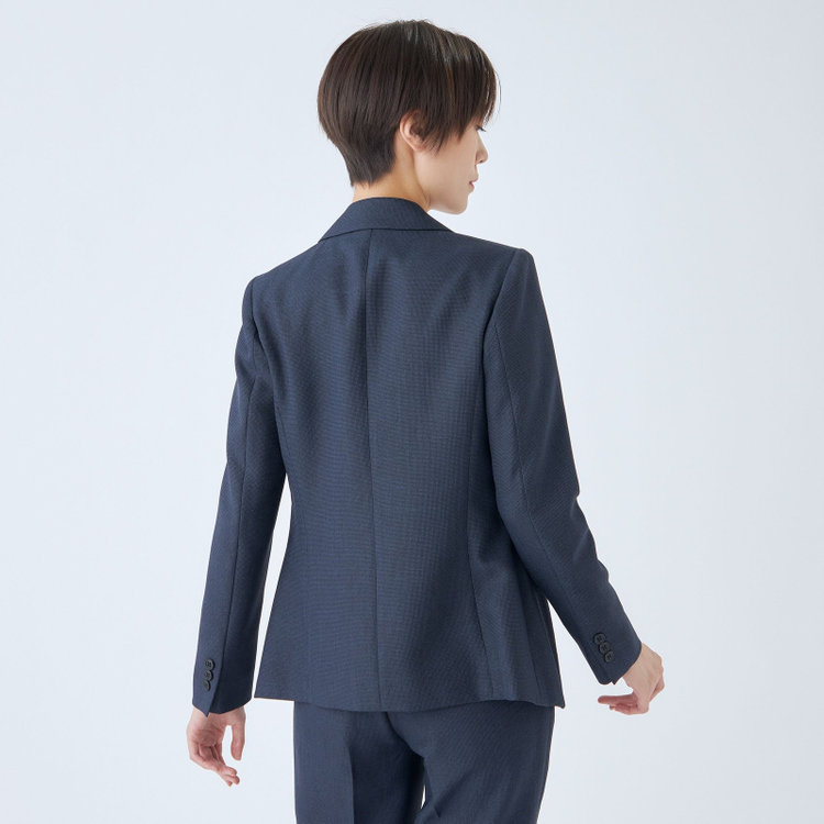 シルバーライン 【RELAX TAPERED】【年間】1釦ジャケット/ネイビー/ウォッシャブル 紺中間