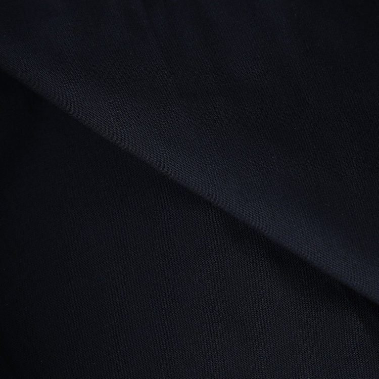 ブラックライン 【発送在庫あり】【BLACK LINE】【形態安定】ワイドカラードレスワイシャツ/ネイビー 紺中間