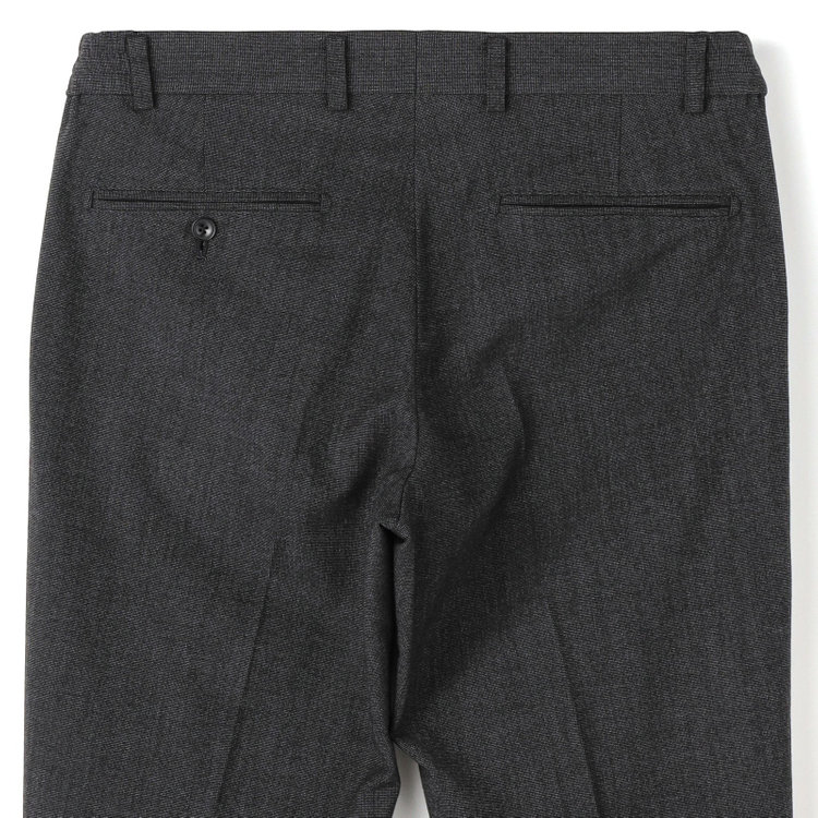 ブラックライン 【SLIM TAPERED_2】【秋冬】2釦シングルスリーピーススーツ 0タック/グレー/ウエストシャーリング/4S SUSTAINABILITY&ECOLOGY FABRIC/※パンツ裾上げ済仕様 グレー濃色