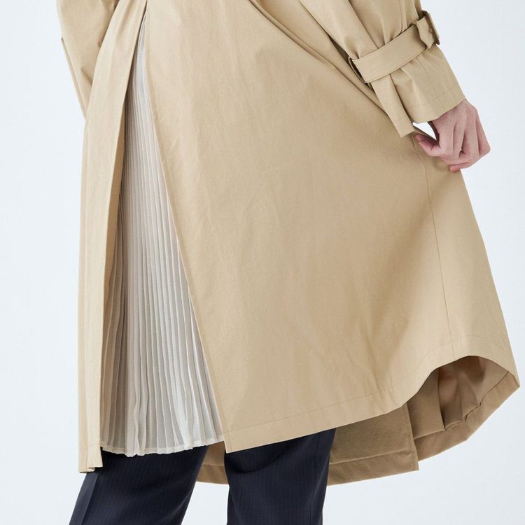 スーツセレクト 【WEB限定/OUTLET】【SUIT SELECT×Samantha Thavasa】バックプリーツ トレンチコート/ベージュ ベージュ系(薄茶)