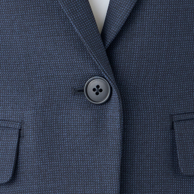 シルバーライン 【RELAX TAPERED】【年間】1釦ジャケット/ネイビー/ウォッシャブル 紺中間