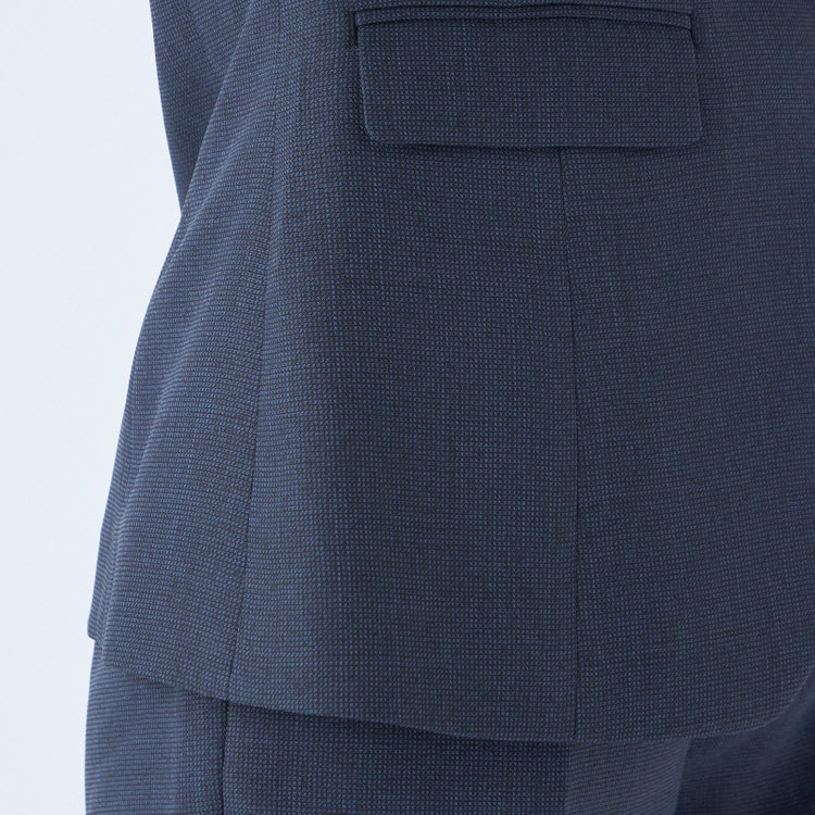 シルバーライン 【RELAX TAPERED】【年間】1釦ジャケット/ネイビー/ウォッシャブル 紺中間