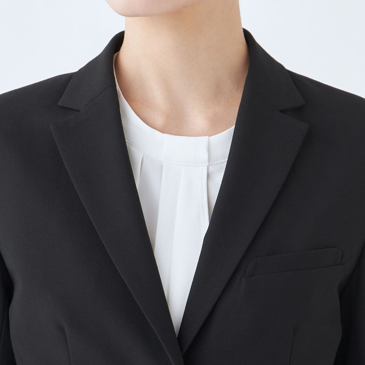 ブラックライン 【就活.】【年間】【BL】2釦ジャケット/ブラック/ウォッシャブル＆ストレッチ 黒