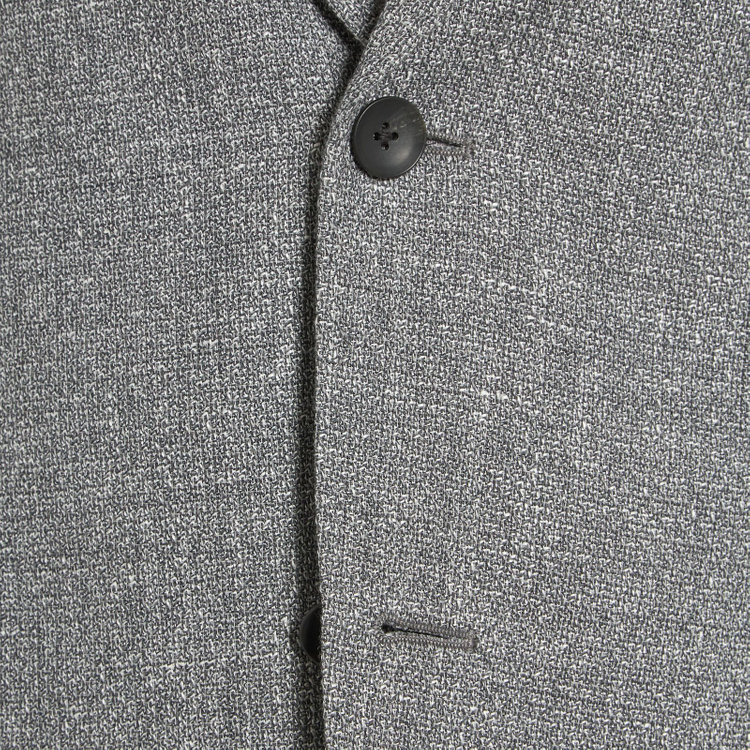 シルバーライン 【CLASSICO TAPERED】【春夏】ウールリネン2釦シングルジャケット/グレー/パッチポケット/MARZOTTO グレー淡色