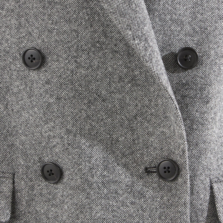 ブラックライン 【BLACK LINE】2釦1掛けジャコット/グレー グレー中間