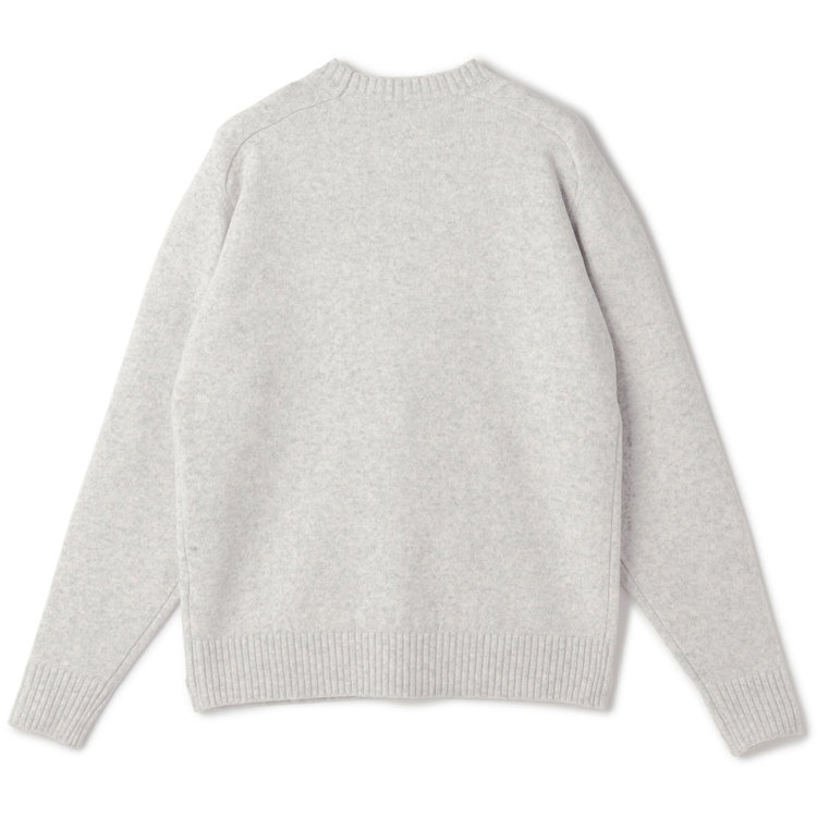 ソノタ 【発送在庫あり】【RBC】【秋冬】天竺編みクルーネックニットセーター/グレー グレー淡色