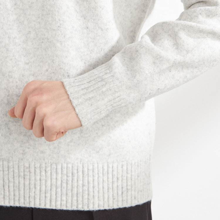 ソノタ 【発送在庫あり】【RBC】【秋冬】天竺編みクルーネックニットセーター/グレー グレー淡色