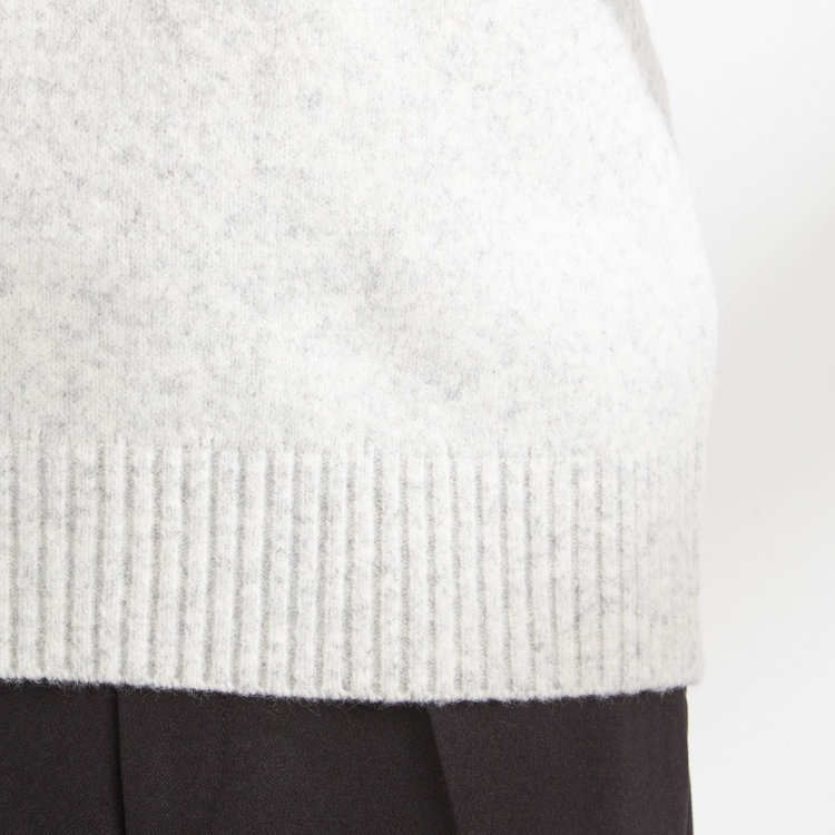 ソノタ 【発送在庫あり】【RBC】【秋冬】天竺編みクルーネックニットセーター/グレー グレー淡色