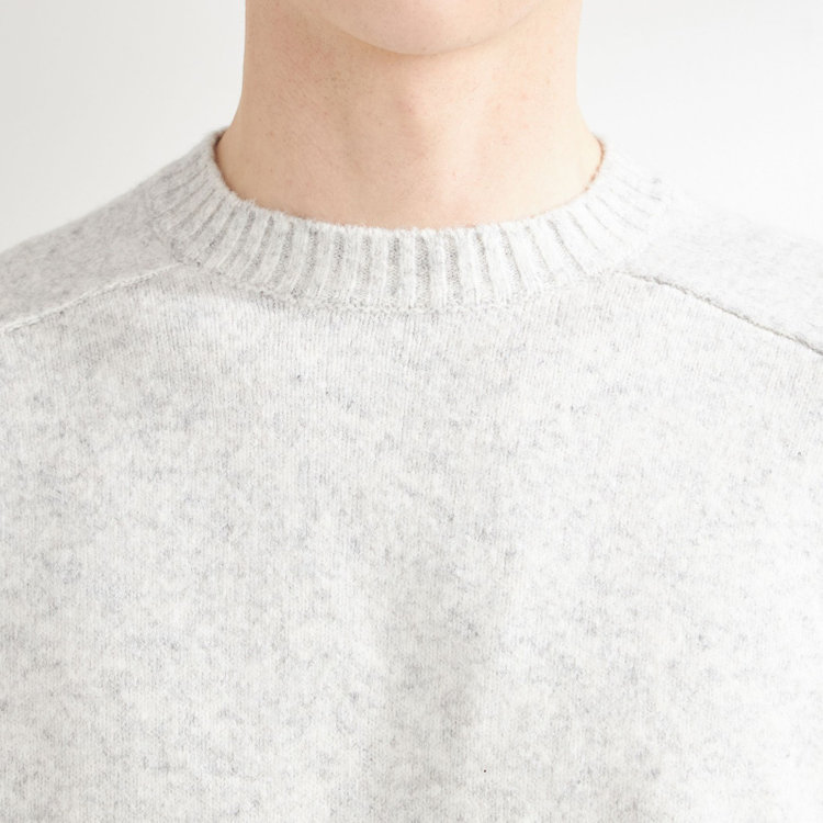 ソノタ 【発送在庫あり】【RBC】【秋冬】天竺編みクルーネックニットセーター/グレー グレー淡色