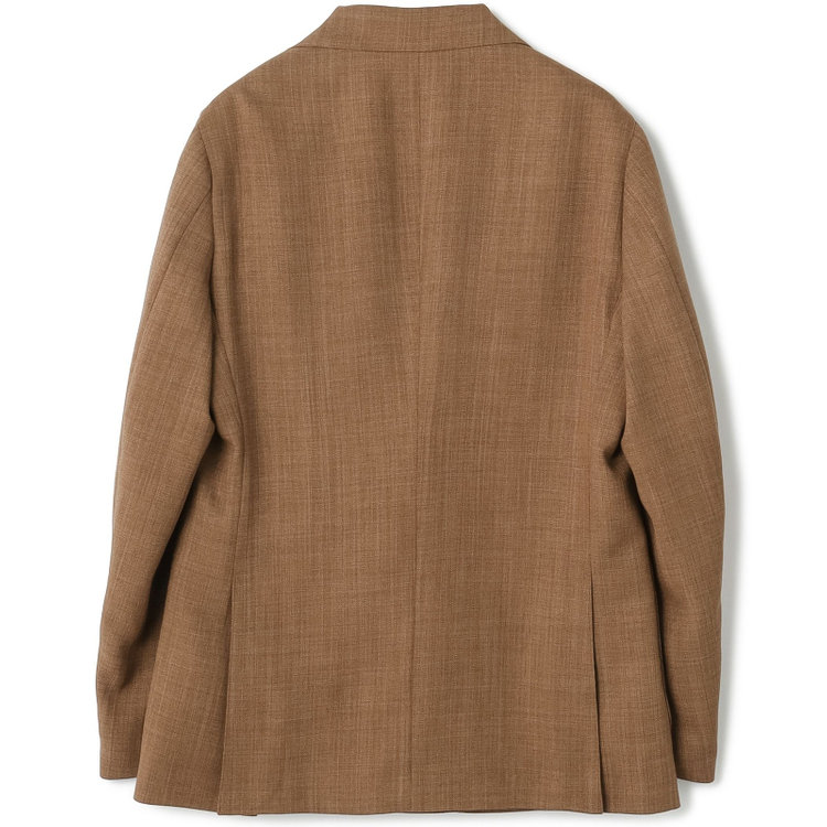 ブラックライン 【RBC】【春夏】6釦2掛けダブルジャケット/ブラウン/パッチポケット/4S SUSTAINABILITY&ECOLOGY FABRIC 茶中間