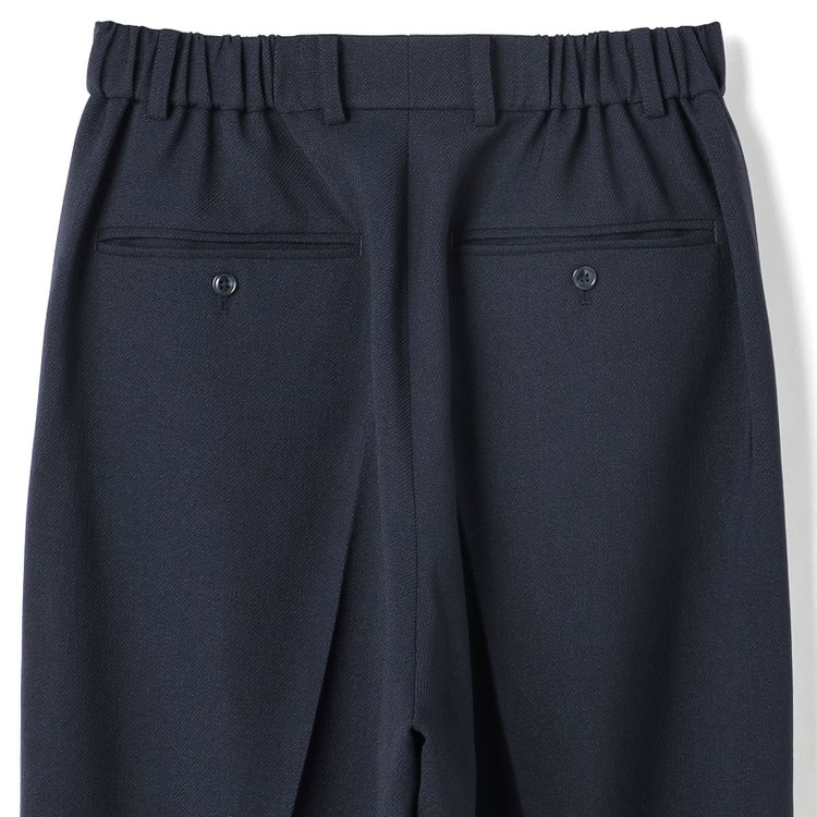 シルバーライン 【SL】【年間】テーパードパンツ/ネイビー/ウォッシャブル/※裾上げ済仕様 紺中間