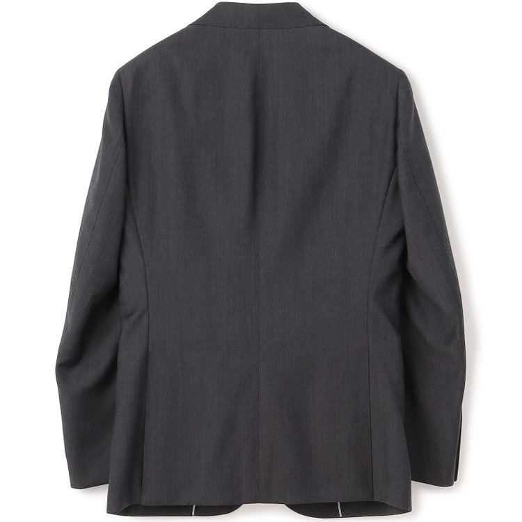 シルバーライン 【CLASSICO TAPERED】【年間】3釦段返りシングルスリーピーススーツ 2タック/グレー×ソリッド/NEW ZEALAND WOOL MIX/※裾上げ必要 グレー中間