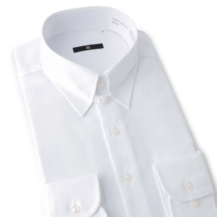 ブラックライン 【BLACK LINE】【形態安定】タブカラードレスワイシャツ/ホワイト 白